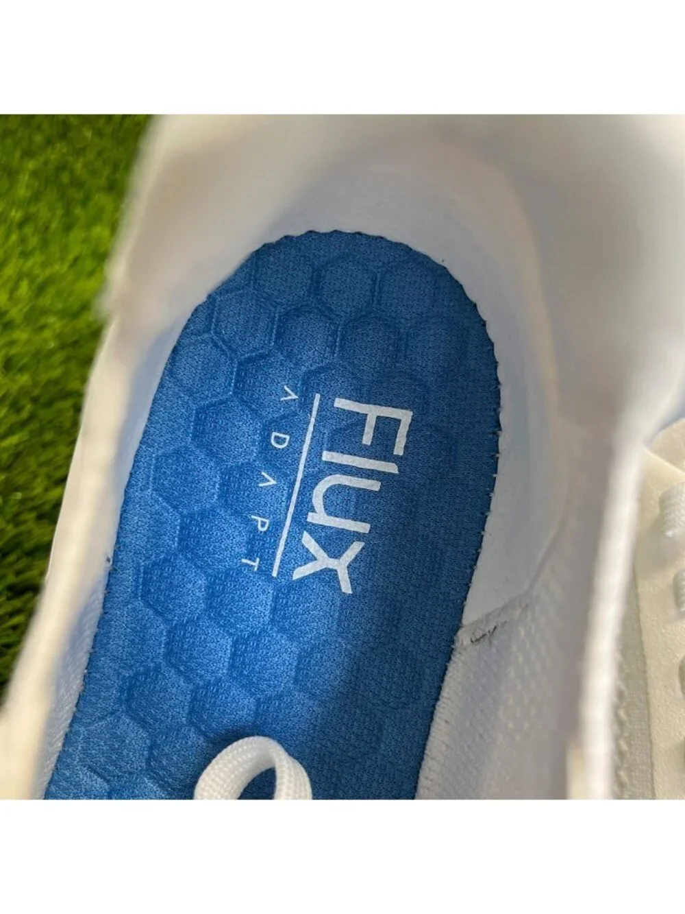 Flux Footwear Adapt Trainer White Womens Size 7.5 Athletic Knit Shoes Sneakers